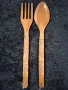 Продавам вилица и лъжица дърворезба от Германия , снимка 2