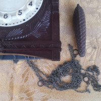 Стар стенен часовник , снимка 2 - Антикварни и старинни предмети - 45012829