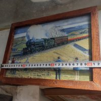 Плакат снимка картина влакове локомативи N 1, снимка 3 - Антикварни и старинни предмети - 45209012