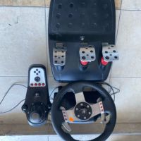 Logitech G27 driving wheel PC/PS2/PS3, снимка 2 - Джойстици и геймпадове - 45222187
