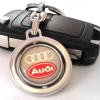 Автомобилен метален ключодържател / за Audi Ауди / стилни елегантни авто аксесоари различни модели, снимка 2 - Аксесоари и консумативи - 45542395