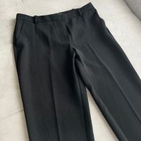 Дамски черен елегантен панталон Mango, 38 размер, снимка 2 - Панталони - 45886574