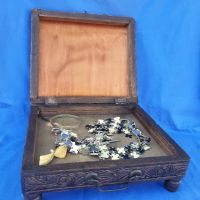 Старинна кутия за бижута, снимка 4 - Антикварни и старинни предмети - 45904110