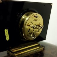 Стар механичен будилник, настолен часовник, снимка 4 - Антикварни и старинни предмети - 45149285