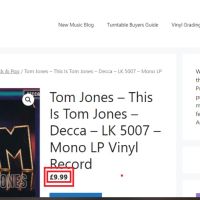 Том Джоунс – This Is Tom Jones – Decca – LK 5007 – Mono LP Vinyl Record, снимка 3 - Грамофонни плочи - 45382673