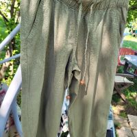 масленозелен панталон,летен- 38 размер, снимка 6 - Панталони - 45491777