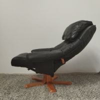 Кожено релакс кресло, снимка 7 - Дивани и мека мебел - 45373747