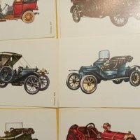 Картички ретро коли, снимка 6 - Антикварни и старинни предмети - 45172469