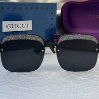 GUCCI с лого дамски слънчеви очила квадратни УВ 400, снимка 7 - Слънчеви и диоптрични очила - 45197840