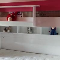 Двуетажно легло с двулицеви матряци и гардероб, снимка 3 - Мебели за детската стая - 45368261