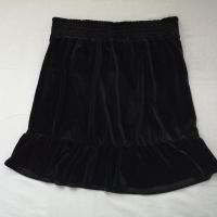 Monki нова дамска кадифена пола с висока талия р-р S-M, снимка 11 - Поли - 45092356