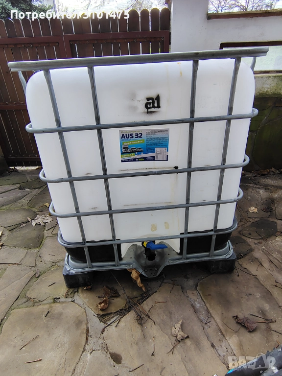 IBC бидони - 1000 л. за съхранение на течности, снимка 1