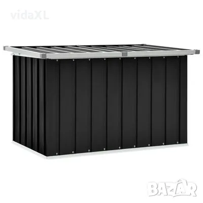 vidaXL Градински сандък за съхранение, антрацит, 109x67x65 см (SKU:46259), снимка 1