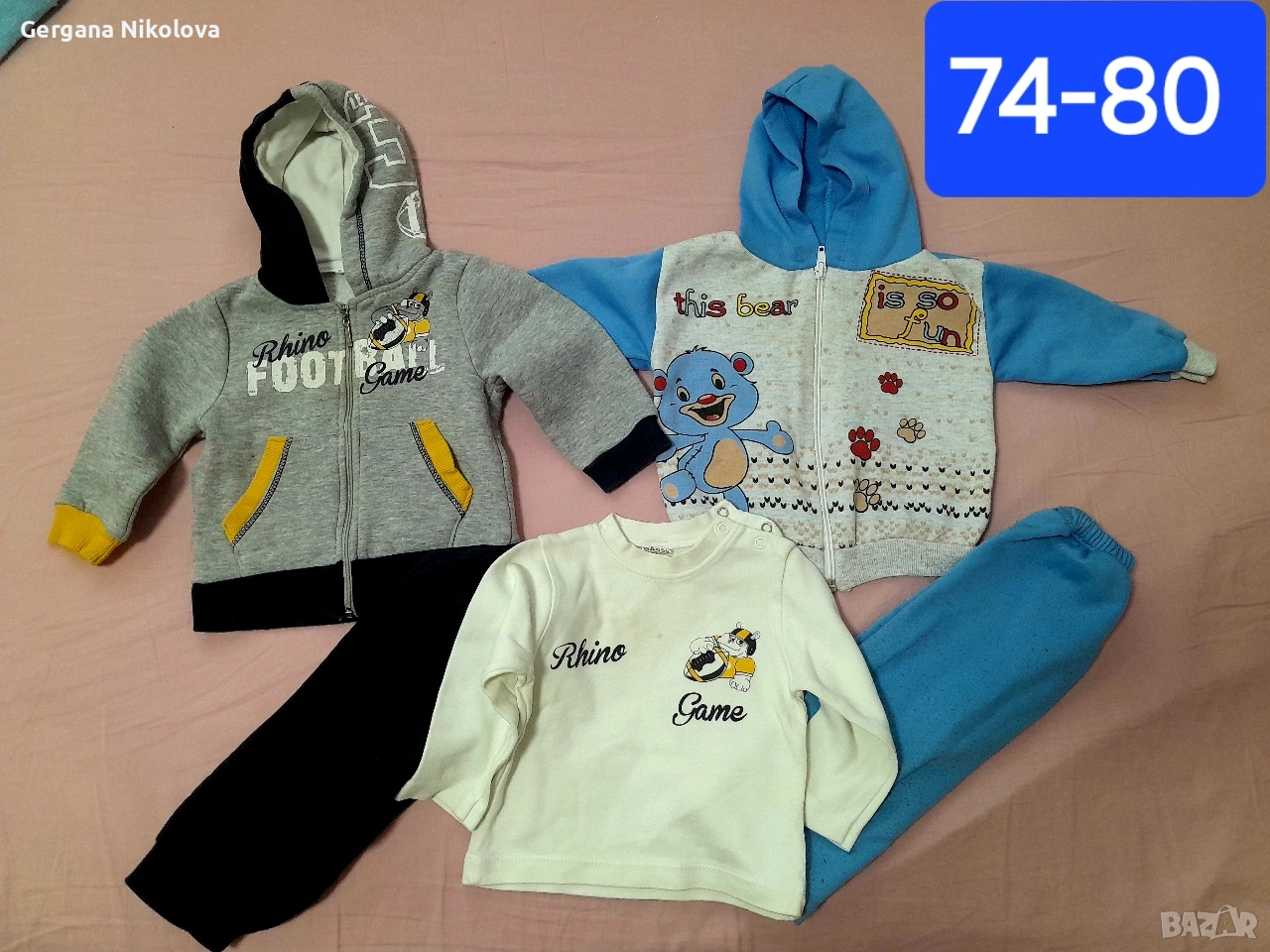 Бебешки дрехи 74/80 размер, снимка 1