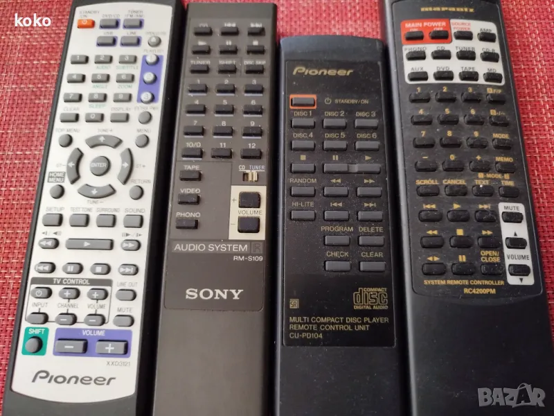 Дистанционно audio уредба усилвател Pioneer Marantz Sony, снимка 1