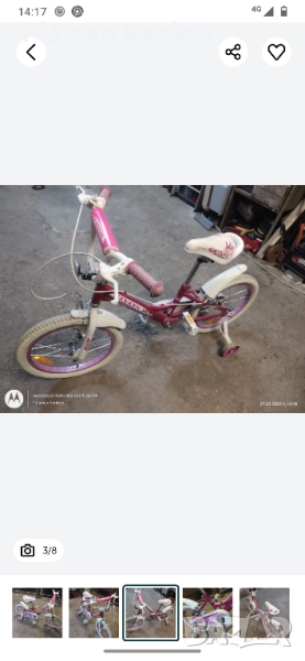 детско колело за момиче , снимка 1