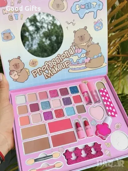 Комплект детски гримове палитра Капибара 33 части Capybara, снимка 1