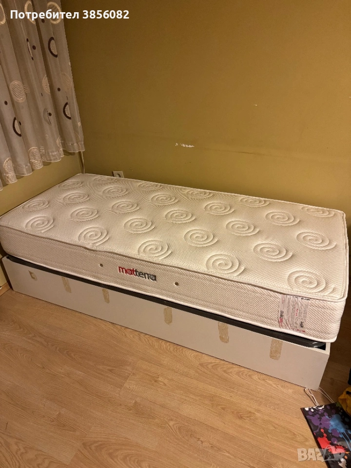 Двулицев матрак на Тед”Matterra”, размер 90/200, снимка 1