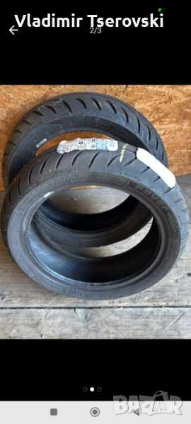 Hова задна гума за скутер Michelin 140/60 - 13, снимка 1