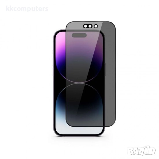 Стъклен screen protector Golden Armor Privacy за iPhone 17 Pro Max 6.9 / Черен / Баркод : 2404032, снимка 1