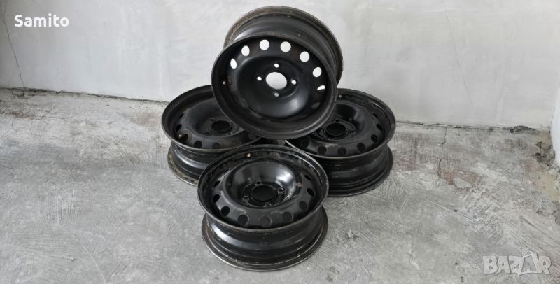 Метални/железни джанти от пежо 206 - 14" + гуми, снимка 1