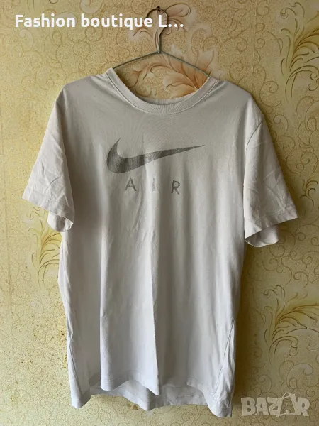 Nike оригинална бяла мъжка тениска М размер 100% памук 🤍, снимка 1