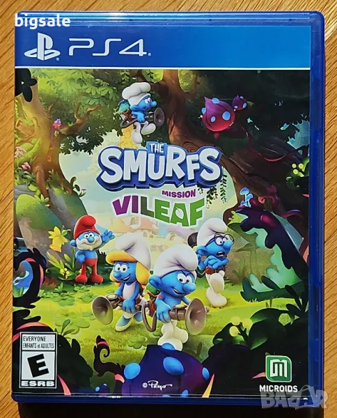 Smurfs Mission Vileaf PS4 Playstation 4 Плейстейшън 5 PS5 Смърфовете, снимка 1