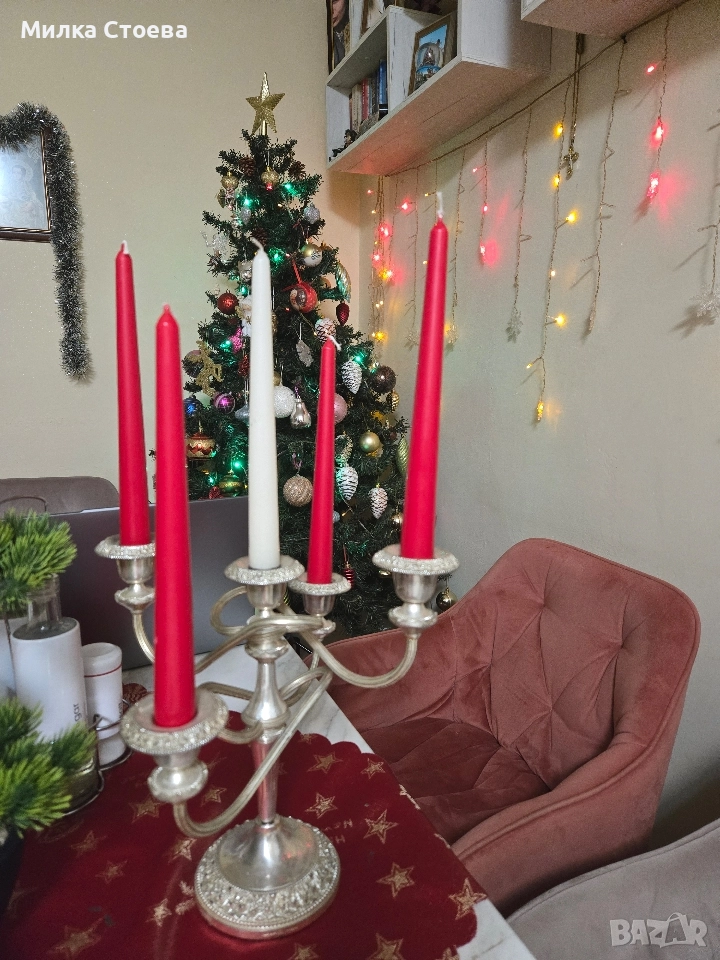 Свещник масивен. , снимка 1