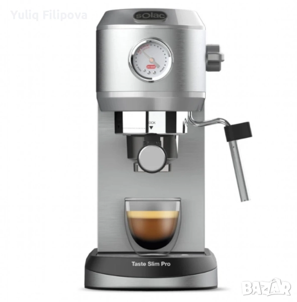 Кафемашина Solac Taste Slim Pro – 20 bar налягане и 1L резервоар, снимка 1