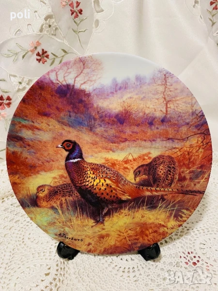 порцеланова чиния за стена , снимка 1