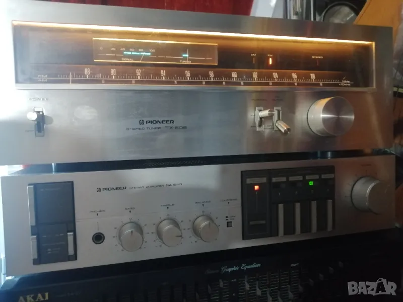 Pioneer Amplifier SA540+Tuner TX608, снимка 1