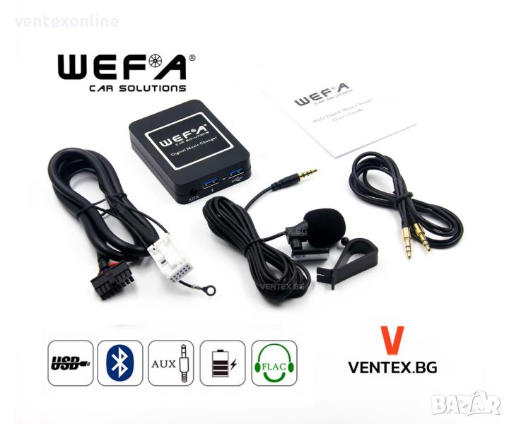 WEFA Дигитален Чейнджър за Skoda Octavia, Fabia + Bluetooth USB AUX от 2004 до 2010 година, снимка 1