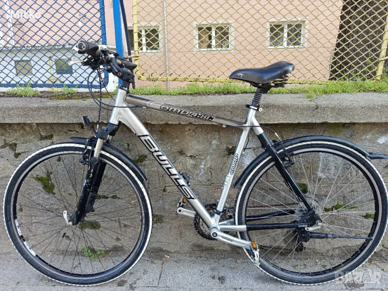 28 цола алуминиев велосипед с 24 скорости палцови команди усилени капли амортисьори предни като нов , снимка 1