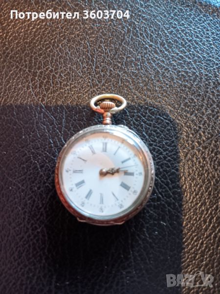 джобен часовник сребърен, снимка 1