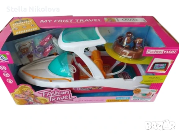 Четириместна моторница за кукли, снимка 1