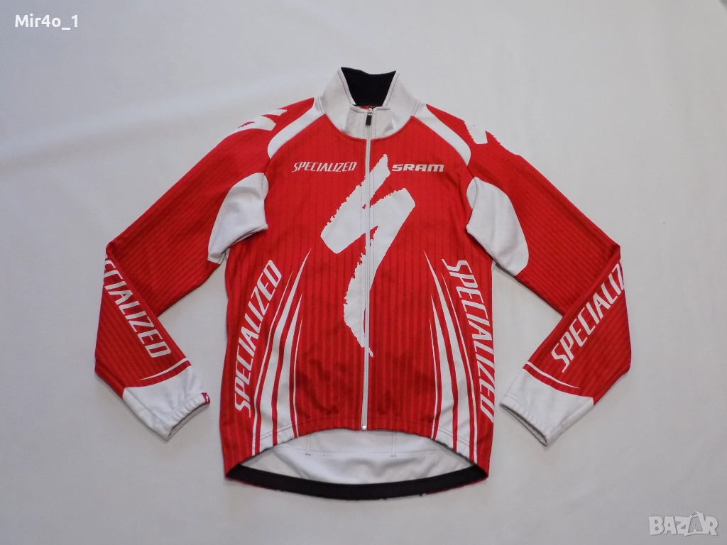 вело джърси specialized sram wind tex яке горнище блуза термо шосейно колоездене мъжко оригинално L, снимка 1