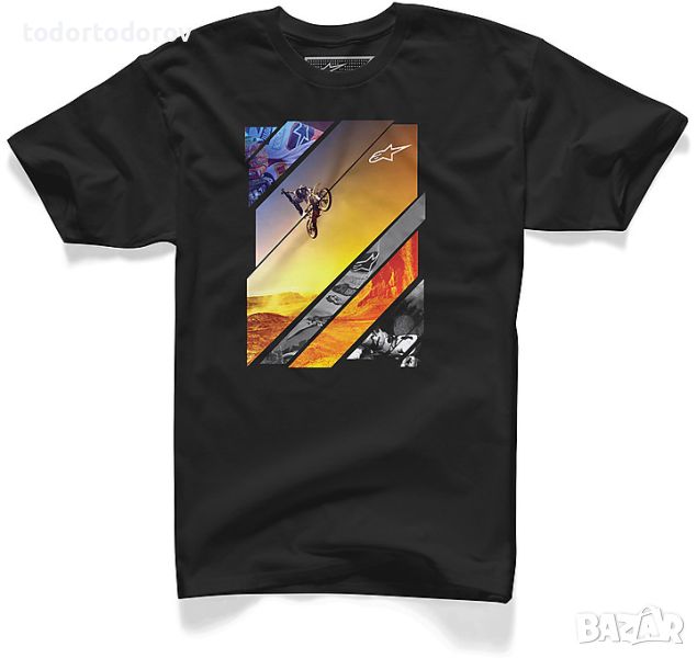 Оригинална мото тениска ALPINESTARS RACING TEE SOLARIS,S 48-50, снимка 1