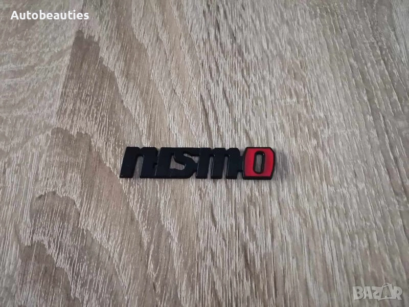 Nissan Nismo черен с червено надпис малък размер, снимка 1