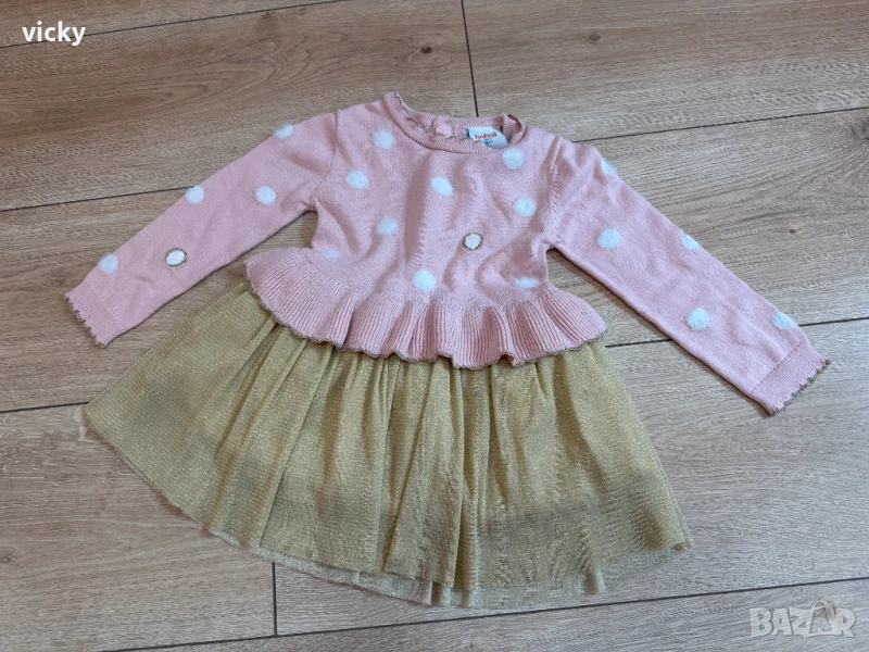 Блестяща рокличка на Boboli, размер 18М 86см, снимка 1