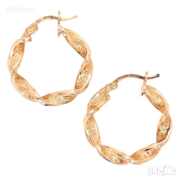 Златни обеци 2,99гр. 14кр. проба:585 модел:32551-1, снимка 1