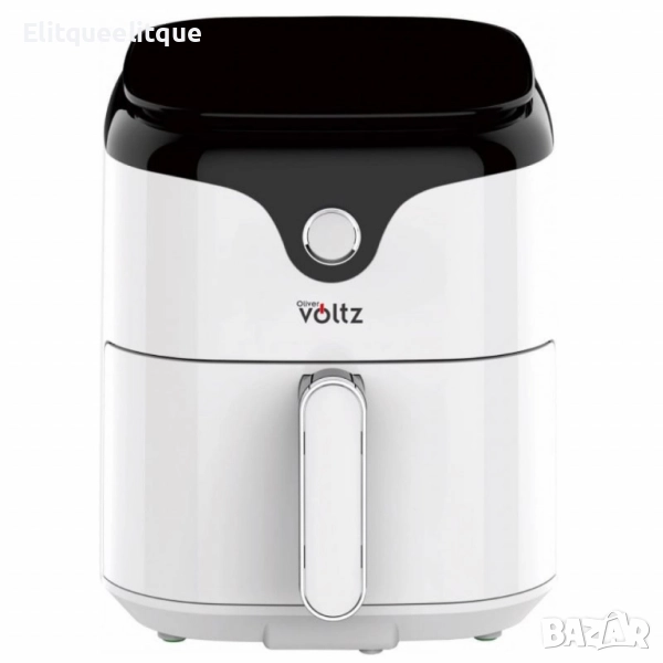 Фритюрник AirFryer Voltz, 1400W, 3.5л., Горещ въздух, Таймер, до 200°С, Дигитален, подвижна скара, снимка 1
