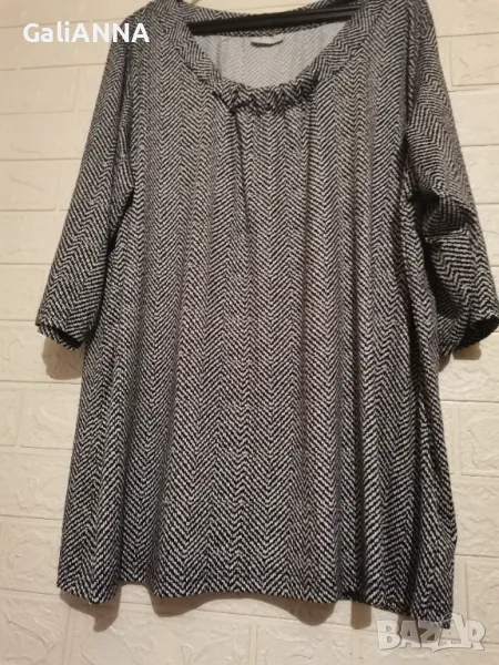 СТРАХОТНА ТУНИКА ЕФЕКТЕН ДЕСЕН 4XL-5XL, снимка 1