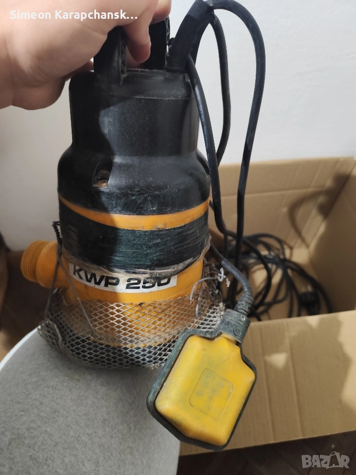 Потопяема водна помпа с поплавък , снимка 1