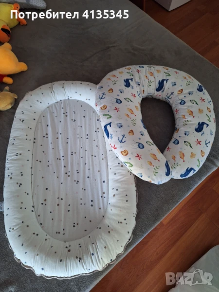 Бебешко гнездо и възглавница за кърмене, снимка 1