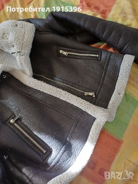 Кожено яке с каракул , снимка 1