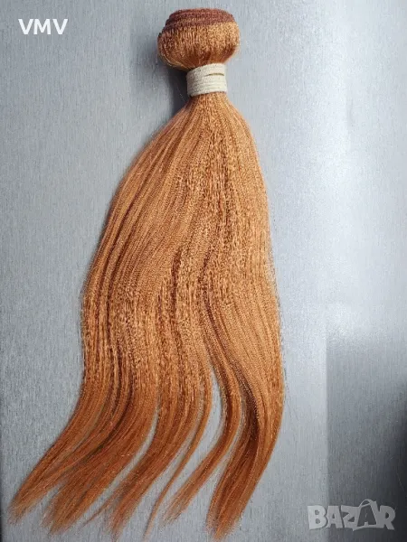 Естествена коса медено, снимка 1