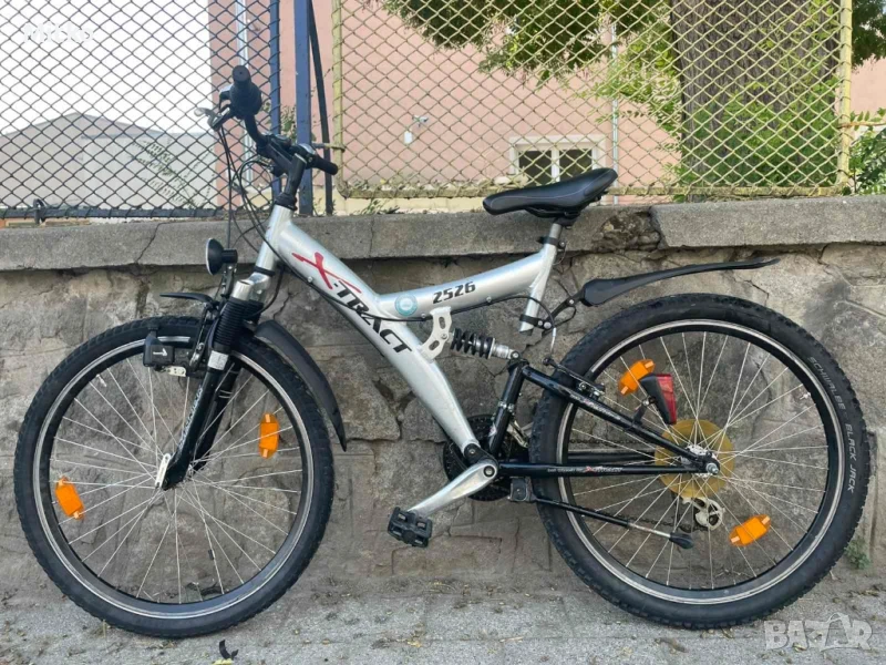 26 цола алуминиев велосипед с 21 скорости усилени капли амортисьори предни и задни , снимка 1