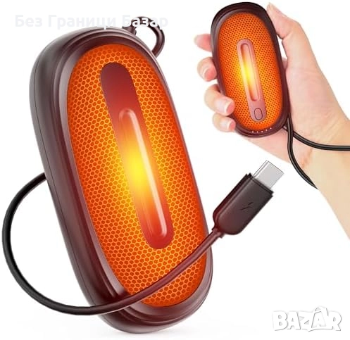 Нов отоплител Преносима USB-C грейка за ръце 14000mAh, бързо загряване, снимка 1