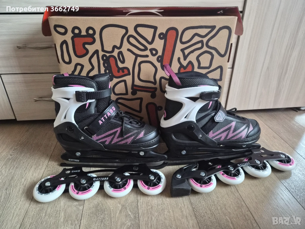 Детски кънки и ролери 2в1, снимка 1