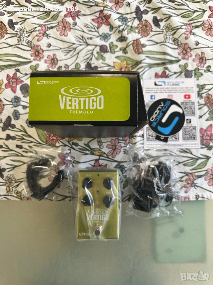Ефект за китара SOURCE AUDIO SA243 VERTIGO TREMOLO, снимка 1